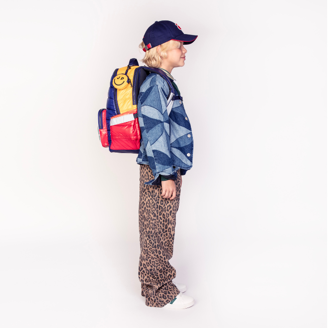 Trendy backpack for children from 6 years. The Jeune Premier New Bobbie Puffer Pop is a rework of the classic Bobbie model.