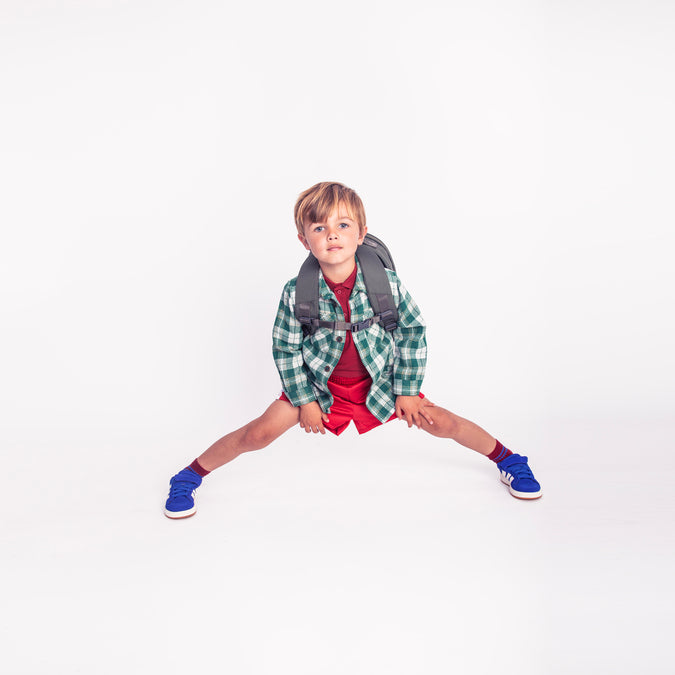 Ergonomic backpack for toddlers from 2 years old. If you want your toddler to walk the road to independence, the Ralphie backpack Big Five is a key piece.