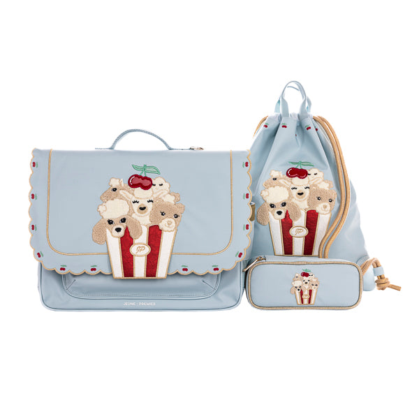 NEW ! Jeune Premier Midi Set Popcorn with your favourite Midi and matching City Bag & Pencil Box.