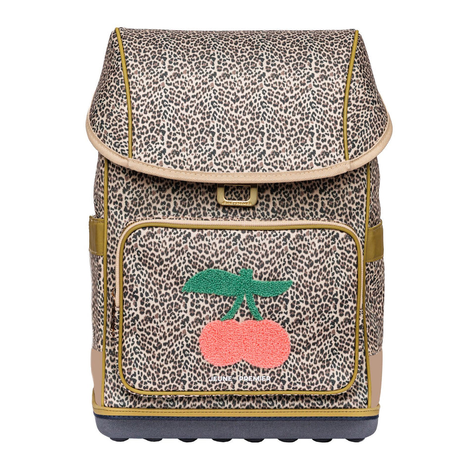 Discover the Ergomaxx Leopard Cherry, the most ergonomic and durable backpack in the world for girls aged 6 to 10.
