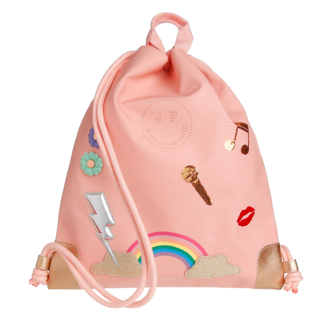 bags backpacks gio travel cosmetic bag Lady Gadget Pink City Bag | Tech-Inspired Girls Backpack