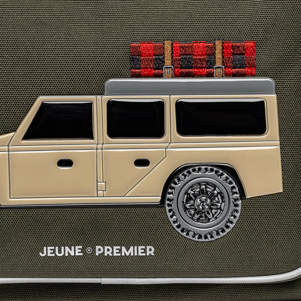 The Travel Pouch by Jeune Premier is a compact, stylish accessory with two zippers for easy organization. It’s the perfect travel companion!