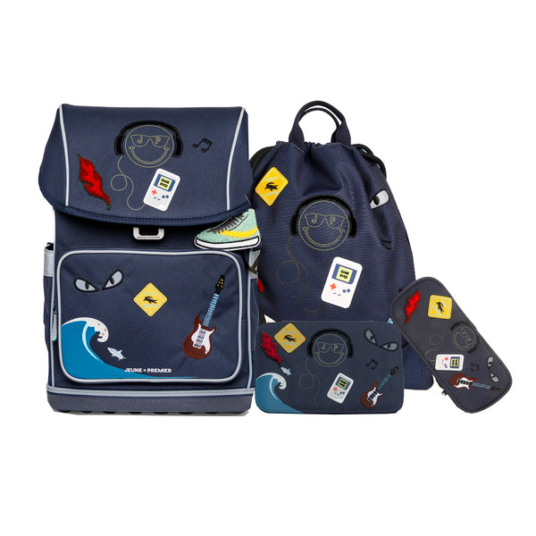 Ergomaxx School Backpack Set Mr. Gadget | Boys 6-10 Years | Jeune