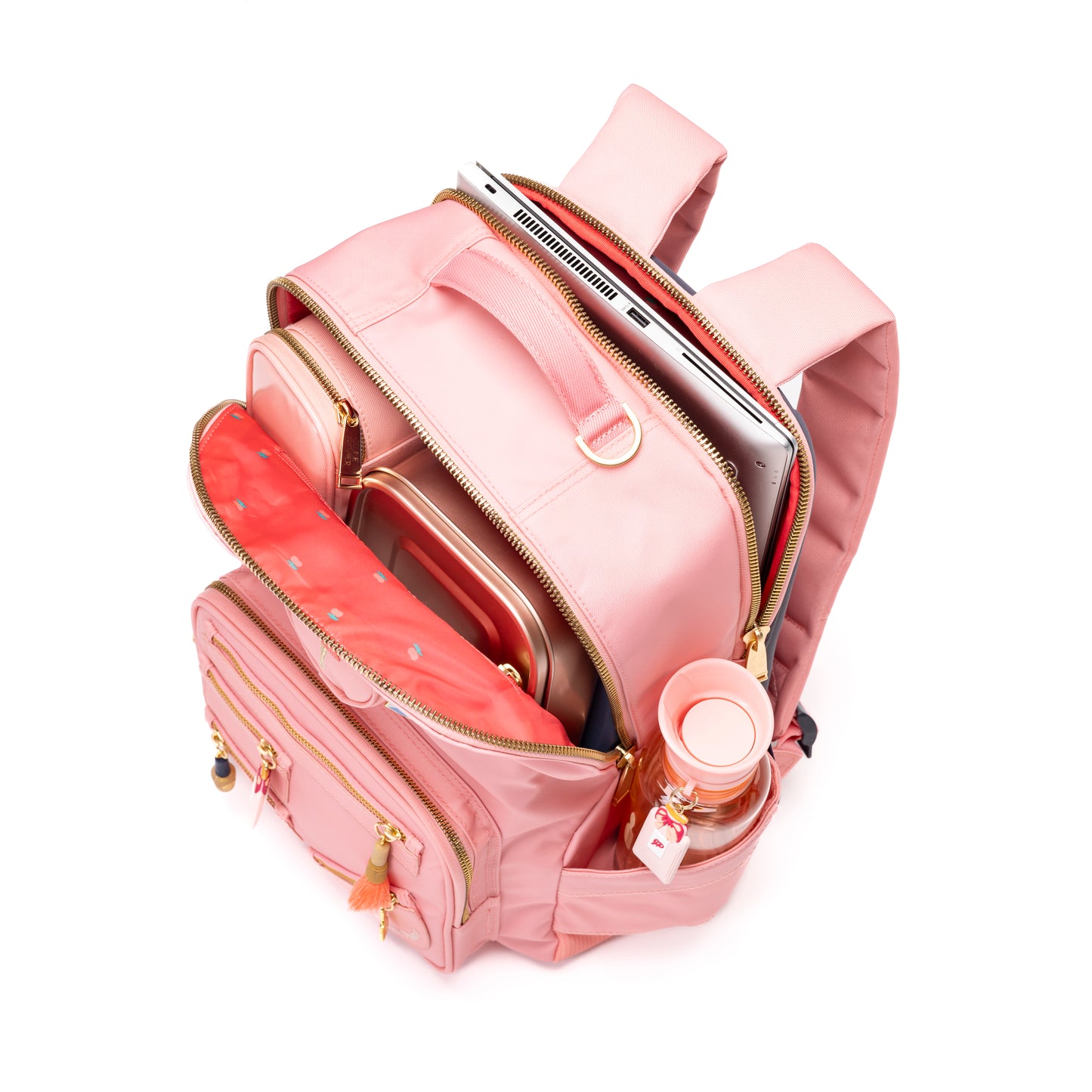 Trendy backpack for girls from the first year of primary school onwards. The New Bobbie Lady Gadget Pink is a rework of the classic Bobbie model.