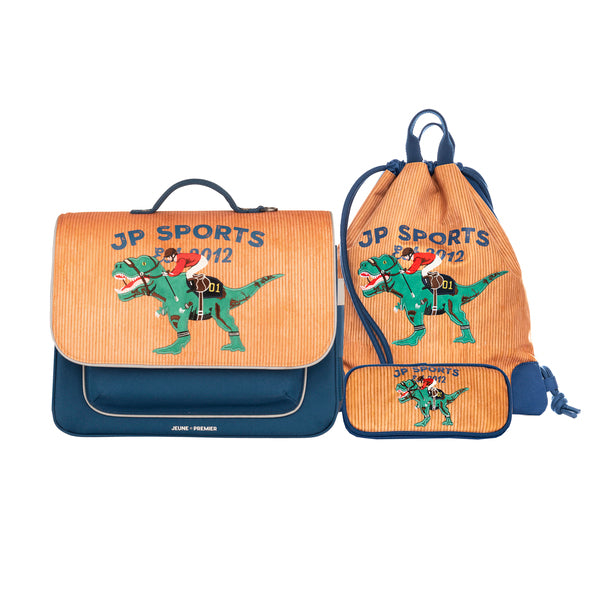 NEW ! Jeune Premier Polo Dino Midi Set with your favourite Midi and matching City Bag & Pencil Box.