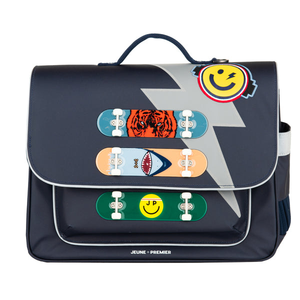 Trendy schoolbag for children from 6 to 8 years old. This Jeune Premier It Bag Midi Skate is a real back-to-school essential.