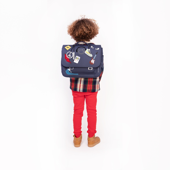 the It Bag Midi schoolbag is a true back-to-school essential. The Mr. Gadget design full of cool gadgets is Jeune Premier's all-time bestseller for boys.