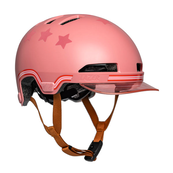 Fashionable Jeune Premier x Lazer bike helmet with KinetiCore technology for kids and teens. A new standard in unequalled safety and fashion is born!