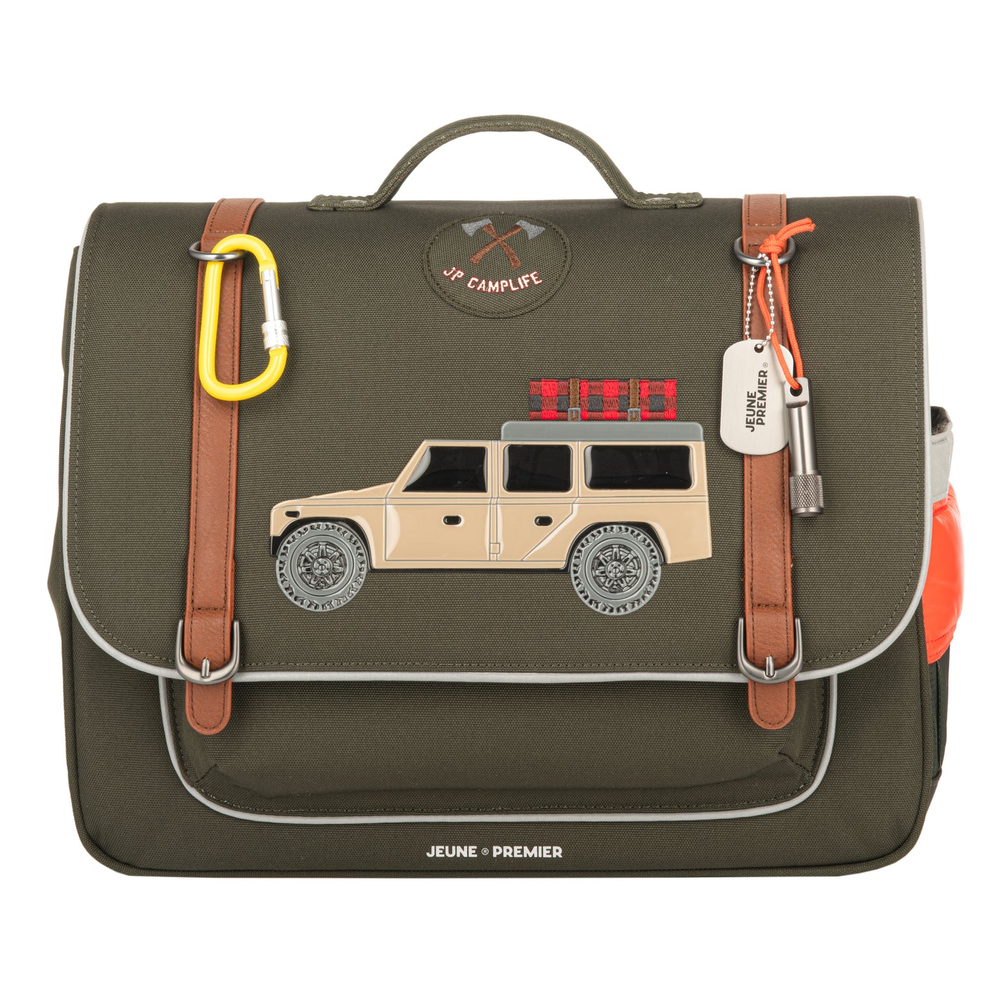 Trendy schoolbag for boys from 6 to 8 years old. This Jeune Premier It Bag Midi Camp Life is a real back-to-school essential.