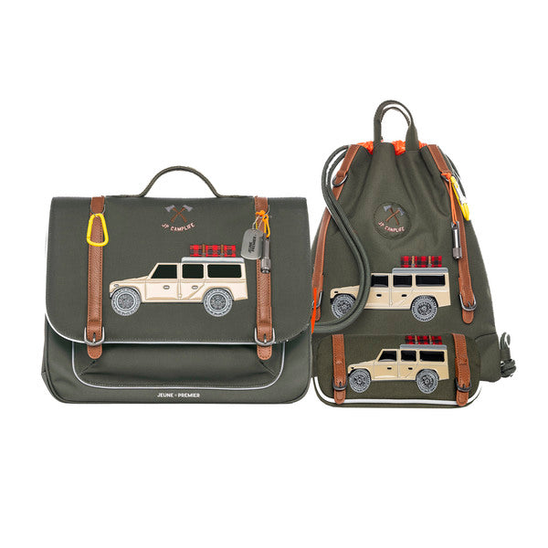 NEW ! Jeune Premier Midi Set Camp Life with your favourite Midi and matching City Bag & Pencil Box.