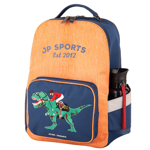 Trendy backpack for children from 6 years. The Jeune Premier New Bobbie Polo Dino is a rework of the classic Bobbie model.