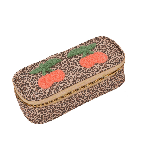 Pencil Box - Leopard Cherry