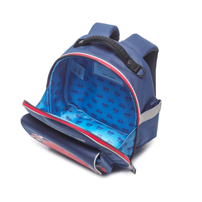 Jeune Premier Ralphie toddler backpack Porsche - interior and compartments