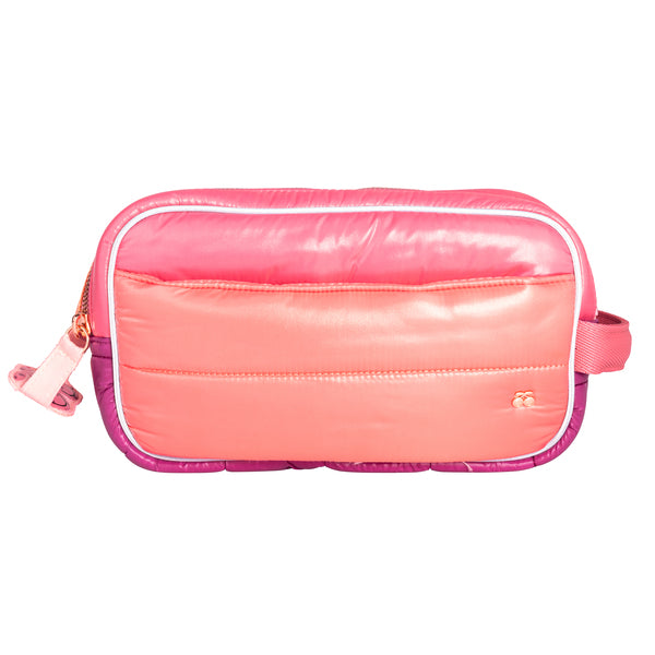 The Travel Pouch by Jeune Premier is a compact, stylish accessory with two zippers for easy organization. It’s the perfect travel companion!