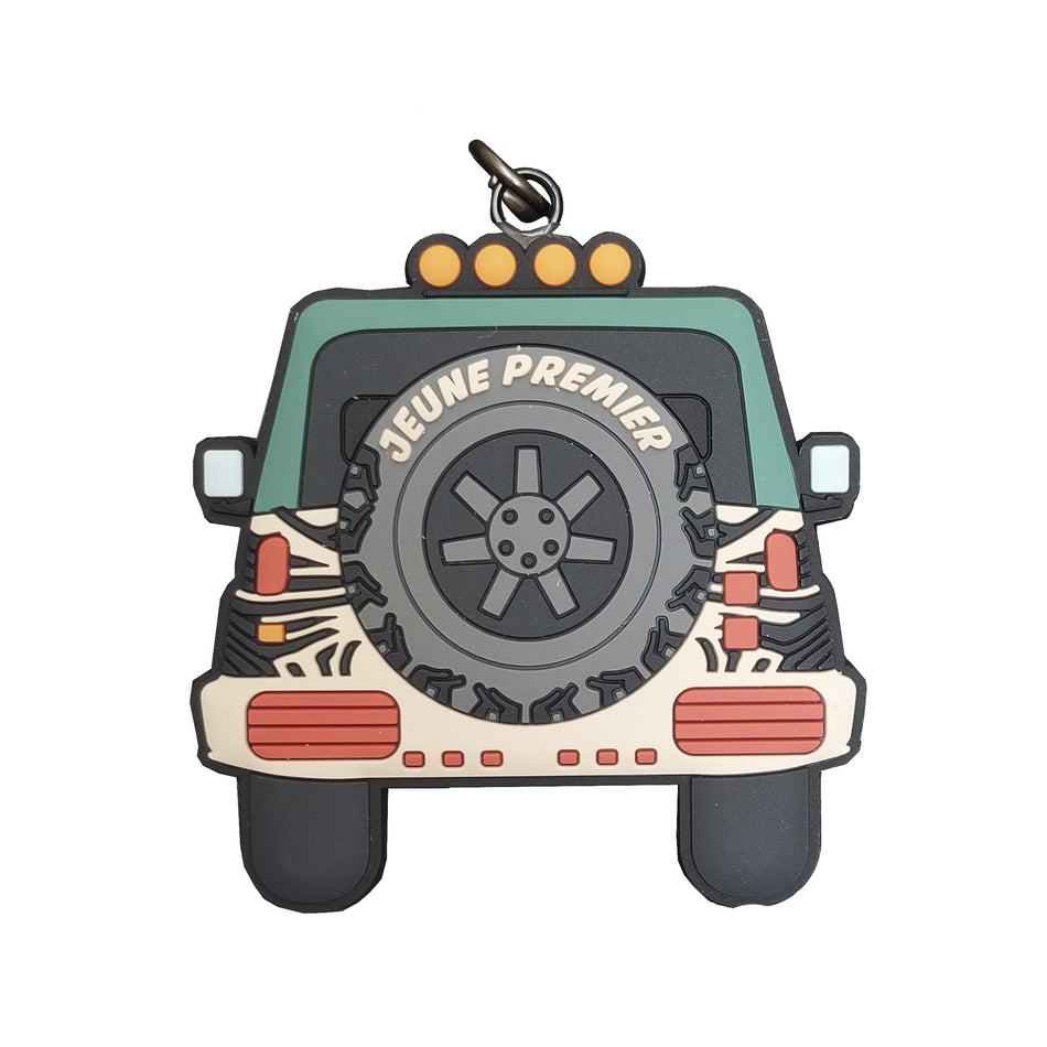 Sleutelhanger Bedeltje -  Jungle Jeep