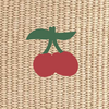 Paquet d'étiquettes - Raffia cherry