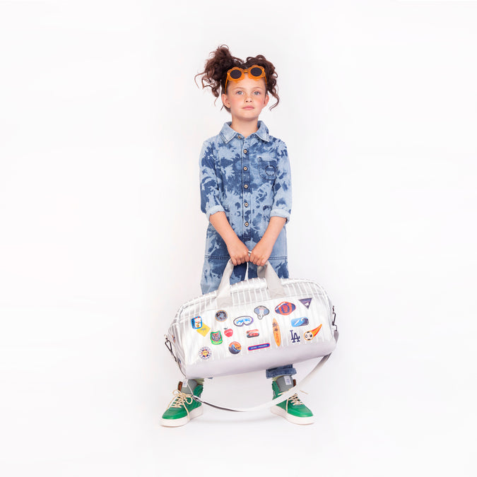 Caroline Weekend Bag - Jetsetter Silver