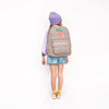 Trendy backpack for girls from 6 years. The New Bobbie Leopard Cherry is a rework of the classic Bobbie model. 