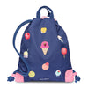 City Bag Disco Dip by Jeune Premier – blue girls’ gym and swim bag with colourful ice cream print