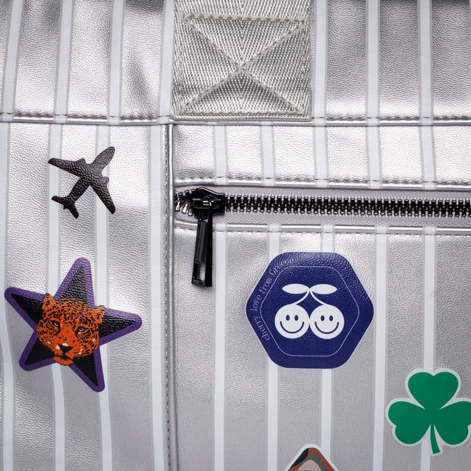 Caroline Weekend Bag - Jetsetter Silver