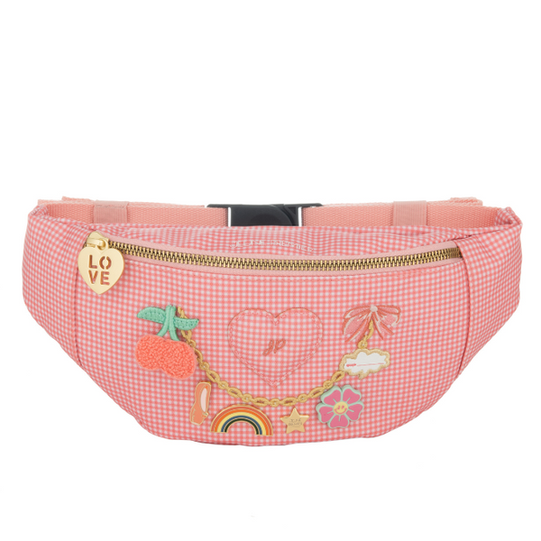 Love pink fanny pack sales