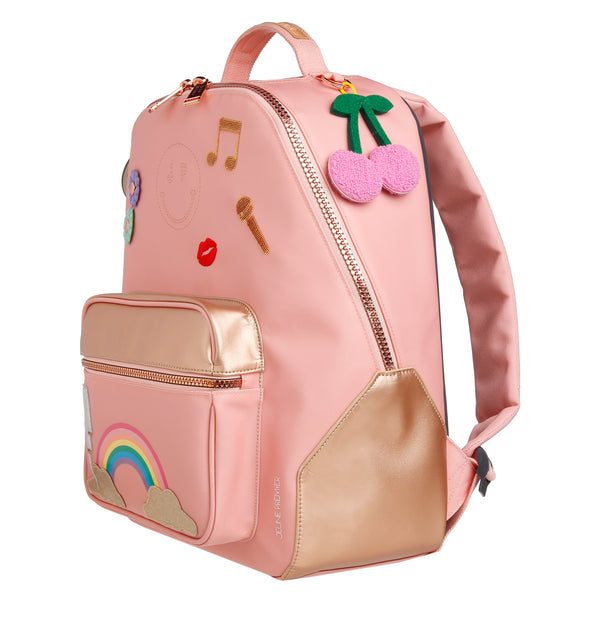 Discover the elegant Jeune Premier Bobbie backpack, for both school and leisure. The light pink Lady Gadget Pink design full of cool gadgets is Jeune Premier's all-time bestseller for girls between 6 and 10 years old.
