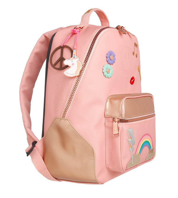 Discover the elegant Jeune Premier Bobbie backpack, for both school and leisure. The light pink Lady Gadget Pink design full of cool gadgets is Jeune Premier's all-time bestseller for girls between 6 and 10 years old.