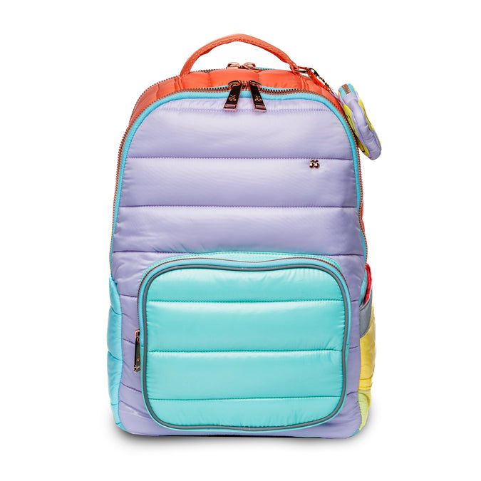 Jeune Premier New Bobbie Puffer Pastel Party – ergonomic school backpack for girls aged 6+