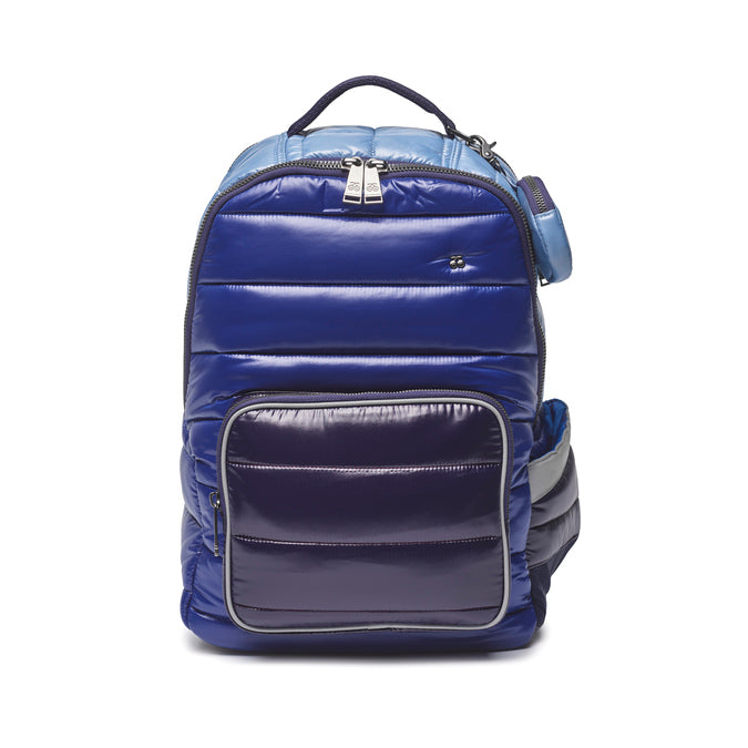 Jeune Premier New Bobbie school backpack Puffer Blue - front view