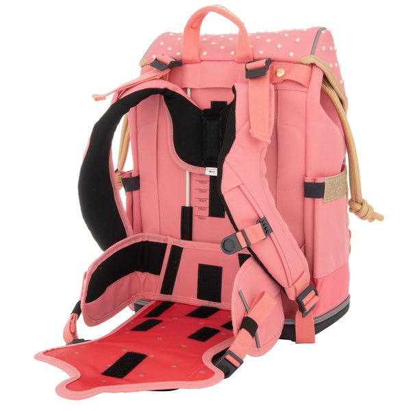 Discover the Jeune Premier Ergomaxx, the most ergonomic, durable and beautiful backpack in the world for girls aged 6 to 10. The Ballerina print is ideal for ballerina girls and pinklovers.