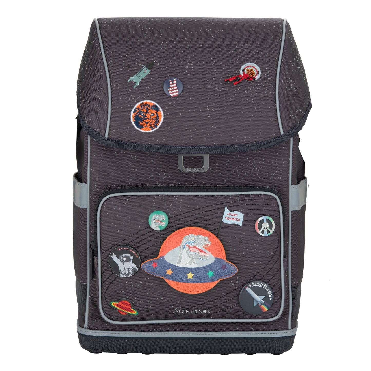 Discover the Jeune Premier Ergomaxx, the most ergonomic backpack in the world for boys aged 6 to 10. The Space Invaders print is ideal for boys fascinated by space.