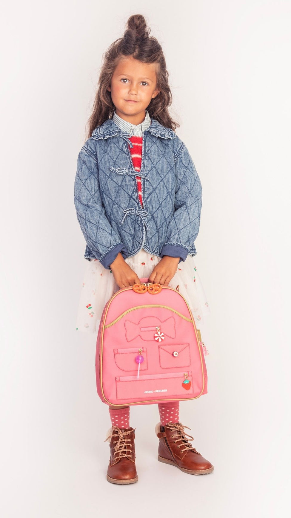 Ergonomic Ralphie school backpack in colorful candy design for children - Jeune Premier