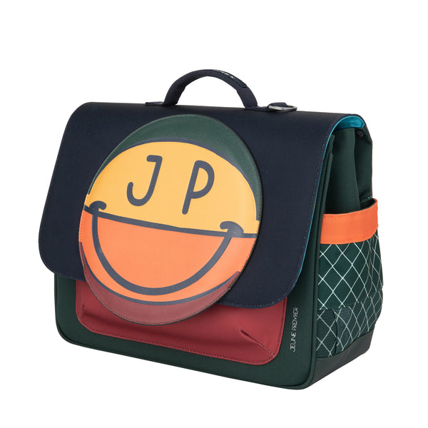 Check out the Jeune Premier bestseller: the It Bag Midi schoolbag, a true back-to-school essential. This high quality schoolbag with dark green FC Jeune Premier design is ideal for boys aged 6 to 8 years.