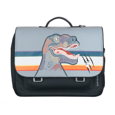 Check out the Jeune Premier bestseller: the It Bag Midi schoolbag, a true back-to-school essential. This high quality schoolbag with a reflective Reflectosaurus design is ideal for boys and girls aged 6 to 8 years. The reflective material also ensures that your child is safe and visible in traffic!
