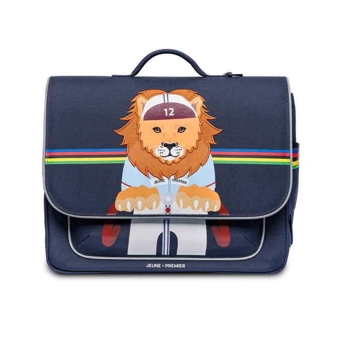 Jeune Premier It Bag Midi King of the Cobbles school bag for boys, front view