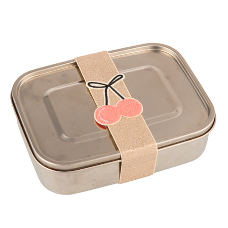 Elastique Lunch Box - Pompon Cerise