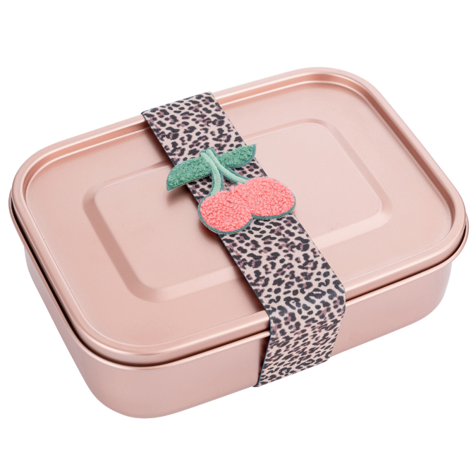 Lunchbox Elastic - 레오파드 체리