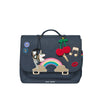 Jeune Premier It Bag Midi Lady Gadget Blue – front view ergonomic schoolbag for girls 6-8 years