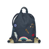 Jeune Premier City Bag Lady Gadget Blue – front view matching shoulder bag