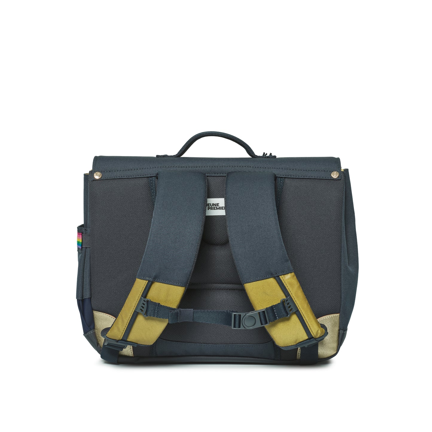 Jeune Premier It Bag Midi Lady Gadget Blue – back view with ergonomic shoulder straps
