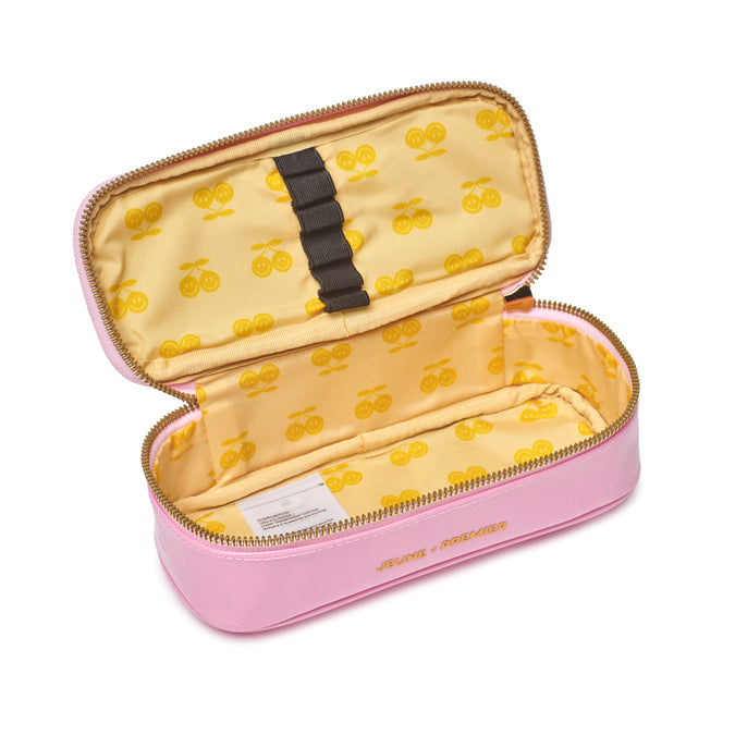 Jeune Premier Pencil Box Blush pink pencil case, inside view