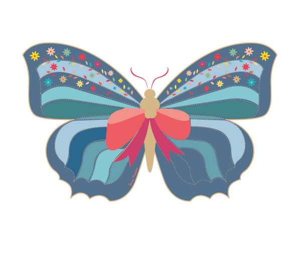 Paquet d'étiquettes - Butterfly