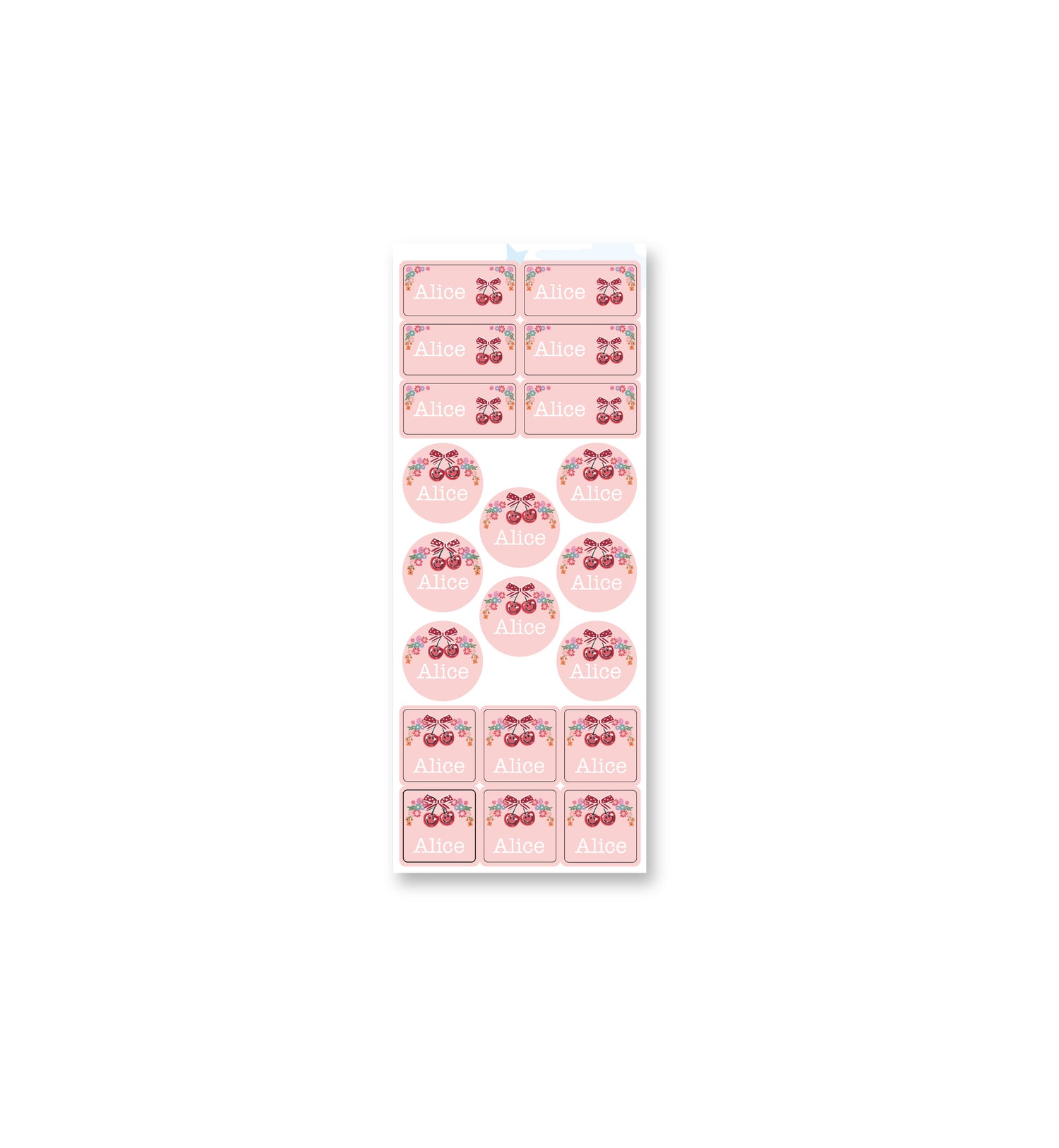 Clothing Label Set - Berry Cute