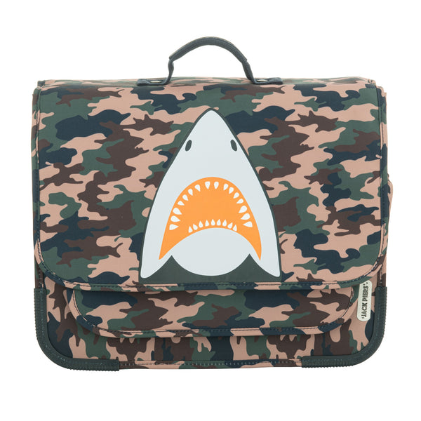 Schoolbag Paris Large - Camo Shark