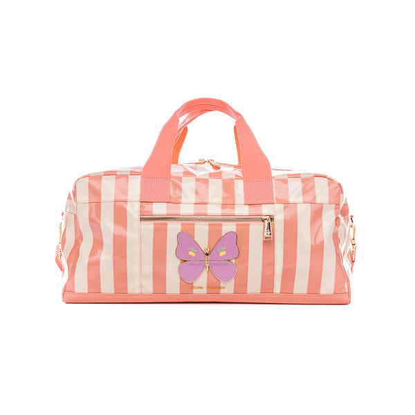 Caroline Weekend Bag - Butterfly Stripe