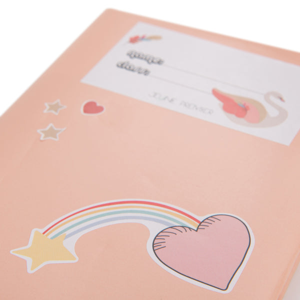 All-in-one stickers, labels & wrapping set - Girls