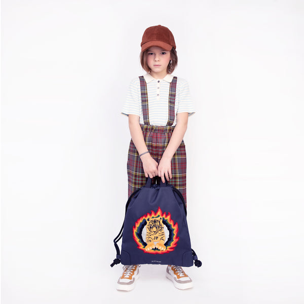 The multifunctional Jeune Premier "Tiger Flame" City Bag can be used as a swimming bag, sports bag or fashion accessory, for any age and any occasion!
