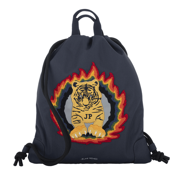 The multifunctional Jeune Premier "Tiger Flame" City Bag can be used as a swimming bag, sports bag or fashion accessory, for any age and any occasion!
